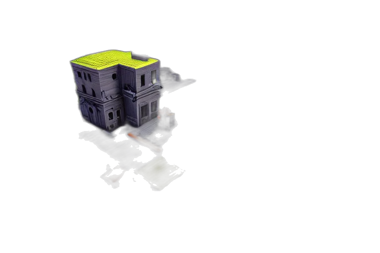 building, robot, furniture, crown, 3d render, concept art, photorealistic, pixel art transparent PNG cut-out