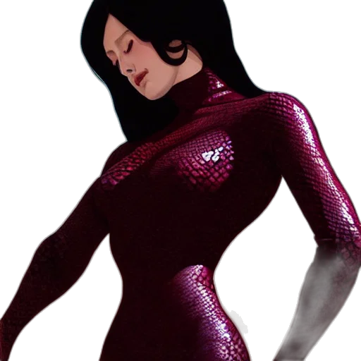 dress, robot, 3d render, concept art transparent PNG cut-out