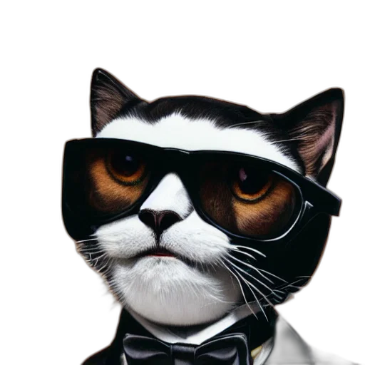 staff, animal, photorealistic, comic book art, cartoon, concept art, polaroid, aesthetic transparent PNG cut-out