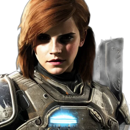face, weapon, staff, robot transparent PNG cut-out