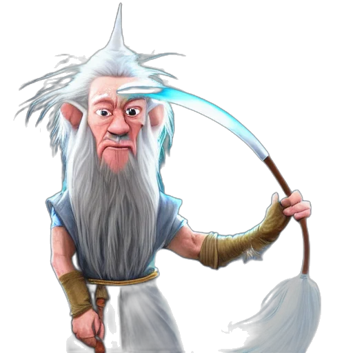 staff, sword, dragon, face transparent PNG cut-out
