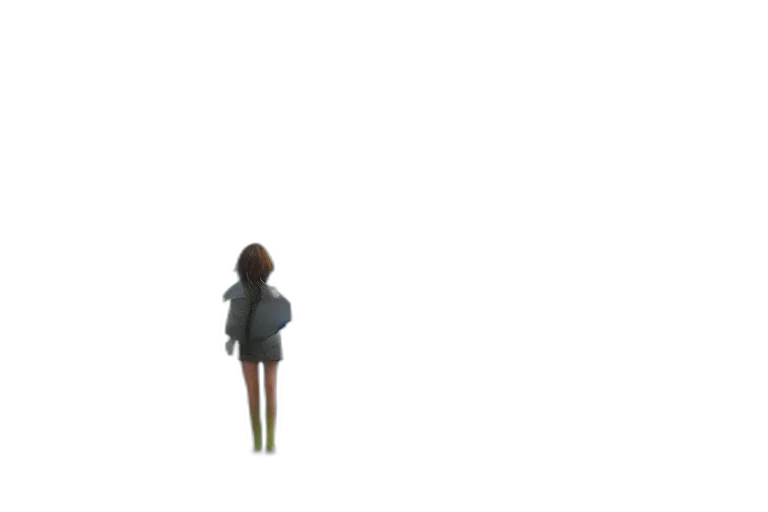 staff, robot, creature, dress transparent PNG cut-out