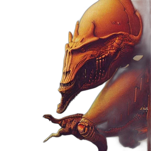 dragon, mask, creature, face, concept art, fantasy art, photorealistic, 3d render transparent PNG cut-out