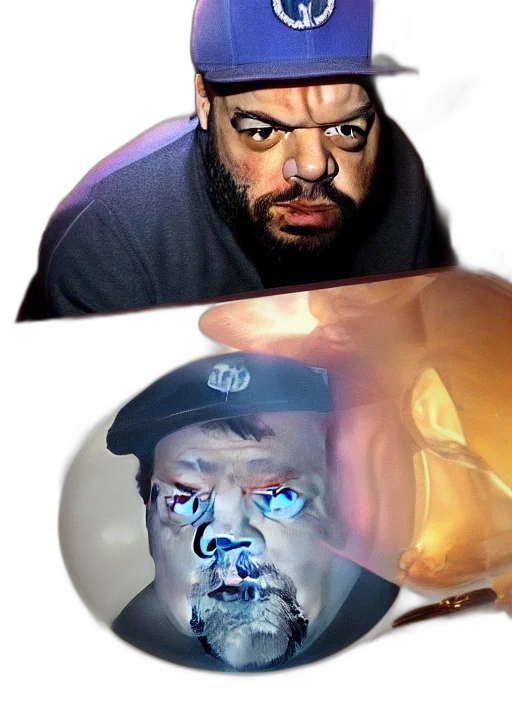 face, mask, hat, creature transparent PNG cut-out