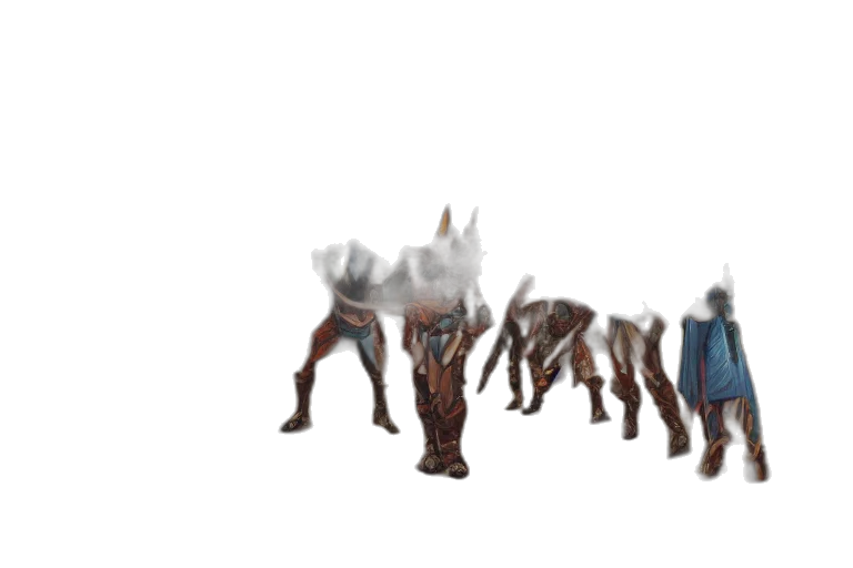 animal, creature, staff, weapon, concept art, 3d render, fantasy art, pixel art transparent PNG cut-out