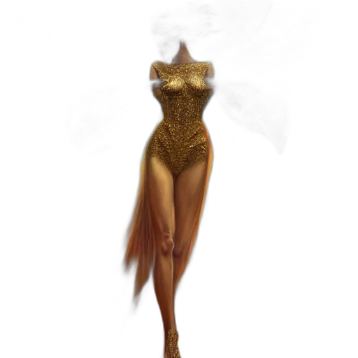dress, staff, crown, mask transparent PNG cut-out