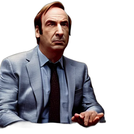 jacket, face, staff, animal, photorealistic, saul, goodman transparent PNG cut-out