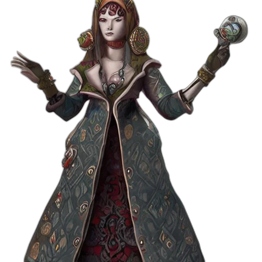 staff, concept art, fantasy art, 3d render transparent PNG cut-out