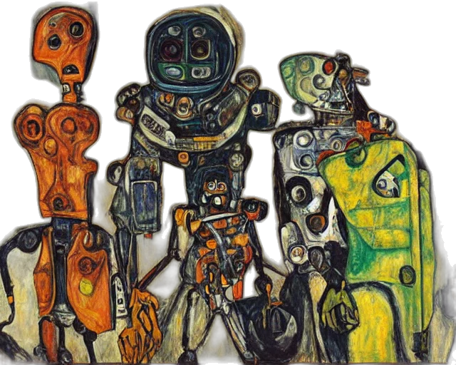 robot, mask, concept art, outer space transparent PNG cut-out