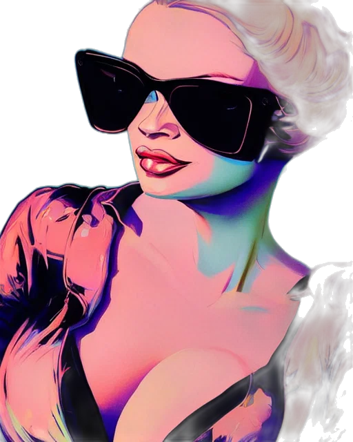 photorealistic, cartoon, comic book art, fantasy art transparent PNG cut-out
