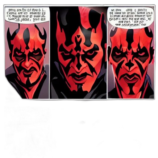 mask, comic book art, red, darth transparent PNG cut-out