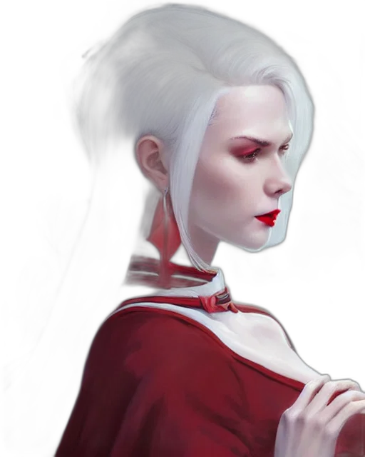 face, dress, staff, crown, fantasy art, concept art, comic book art, photorealistic transparent PNG cut-out
