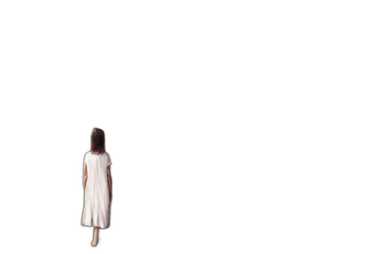 dress, jacket, hair, robot transparent PNG cut-out