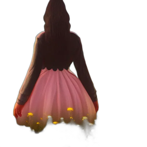 dress, crown, flower, jewelry transparent PNG cut-out