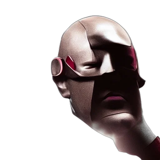 mask, face, 3d render, concept art transparent PNG cut-out