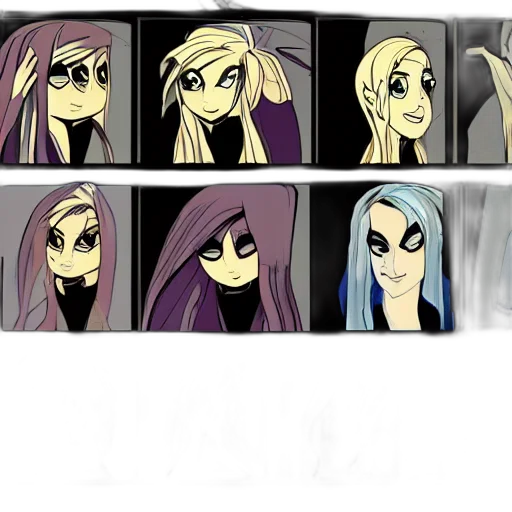 concept art, cartoon, comic book art, anime, dark, monochrome, feeling, get transparent PNG cut-out