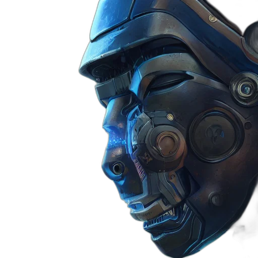 mask, robot, face, weapon transparent PNG cut-out