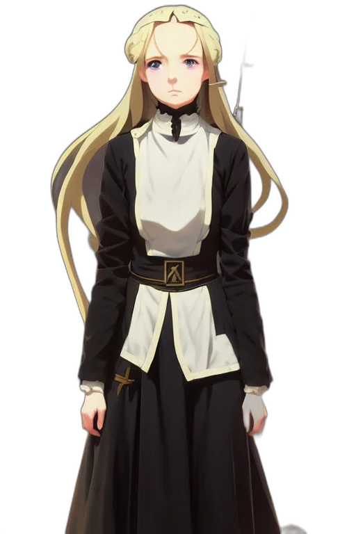 staff, dress, jacket, crown transparent PNG cut-out