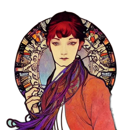 fantasy art, pixel art, watercolor, concept art, red, colorful, dark, golden transparent PNG cut-out