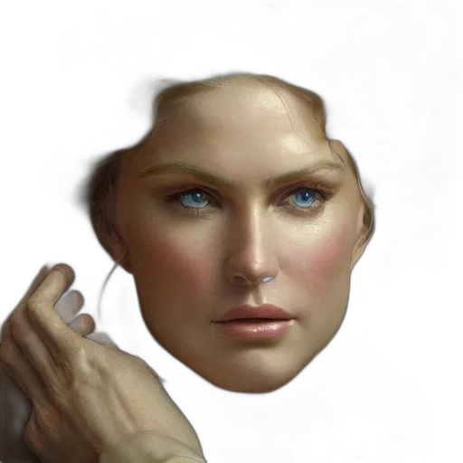 face, mask, crown, jewelry transparent PNG cut-out