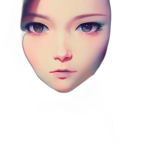 face, mask, robot, creature transparent PNG cut-out