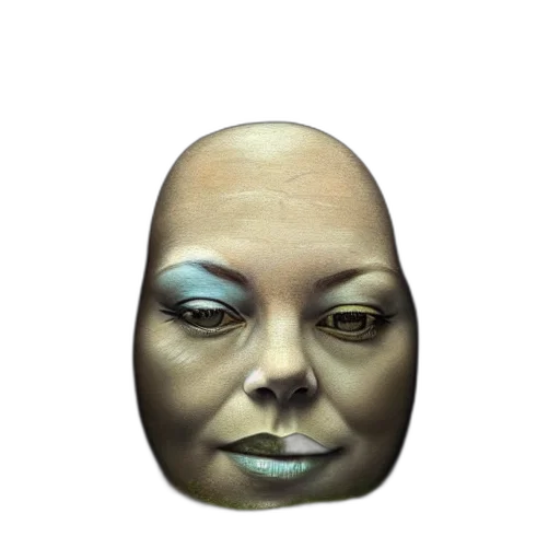 face, mask, creature, robot, photorealistic, 3d render, watercolor, concept art transparent PNG cut-out
