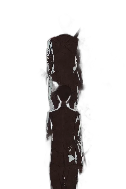 dress, mask, staff, jacket transparent PNG cut-out