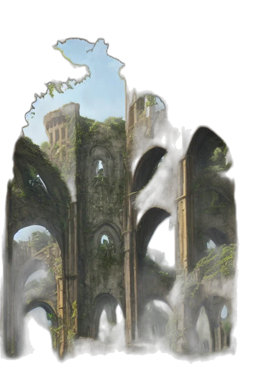 building, crown, sword, dragon transparent PNG cut-out