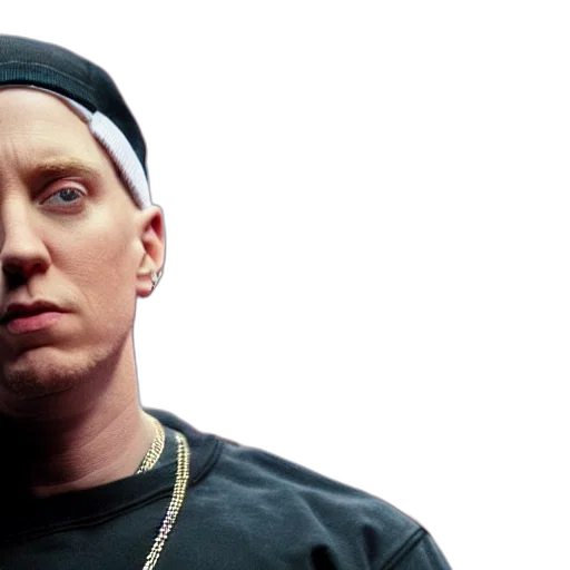 eminem, rapping, front, president transparent PNG cut-out