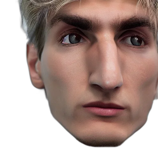 face, mask, hair, creature transparent PNG cut-out