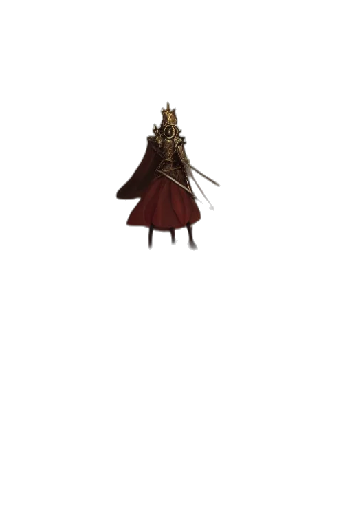 crown, hat, staff, umbrella, concept art, 3d render, pixel art, fantasy art transparent PNG cut-out