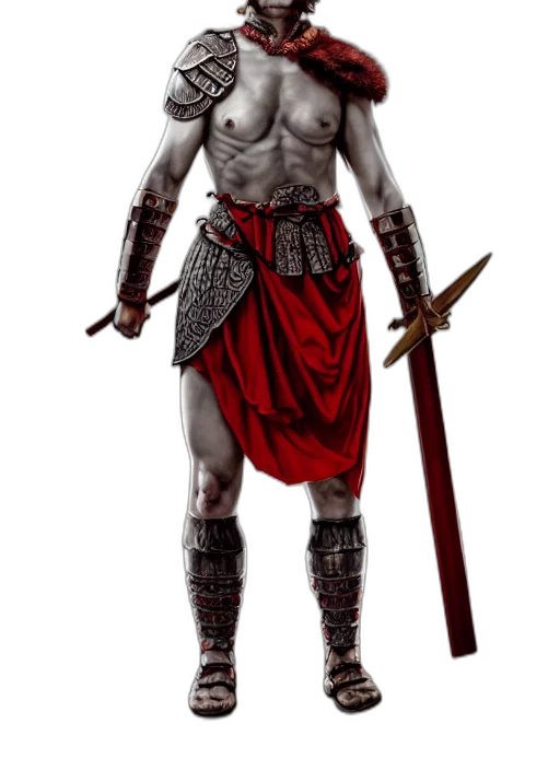 sword, staff, fantasy art, concept art, comic book art, 3d render, red, elegant transparent PNG cut-out