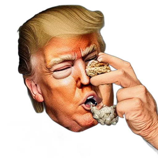 mask, face, creature, animal, photorealistic, close, portrait, donald transparent PNG cut-out