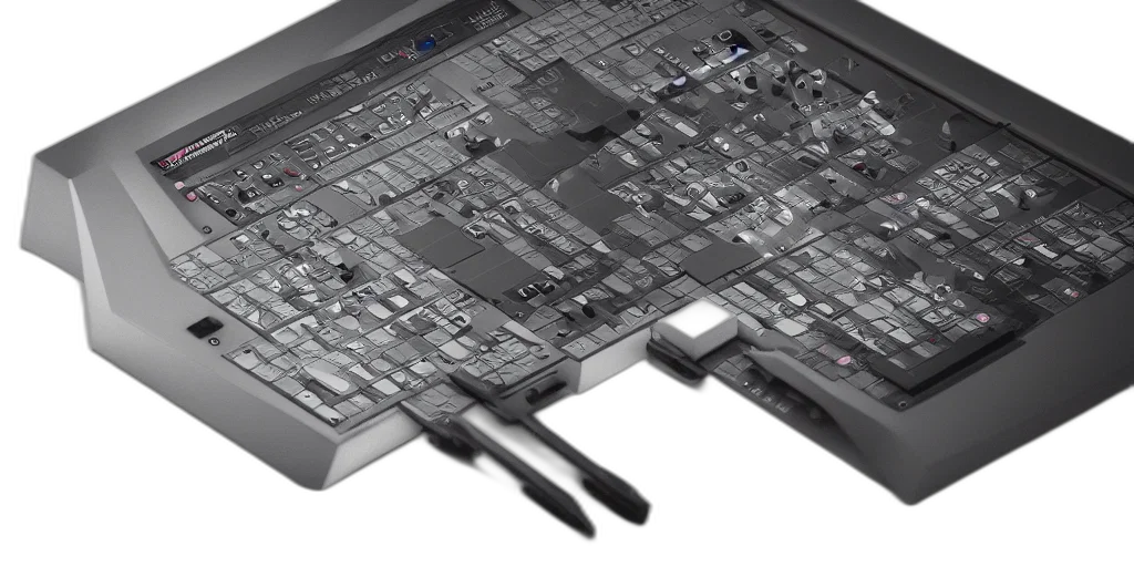 elektron, machinedrum, masterpiece, rendered transparent PNG cut-out