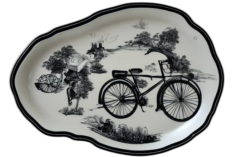 mask, photorealistic, concept art, forest, fog, rain, monochrome, bicyle transparent PNG cut-out