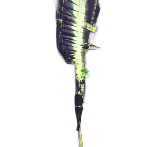 staff, weapon, umbrella, sword, concept art, 3d render, cyberpunk, watercolor transparent PNG cut-out