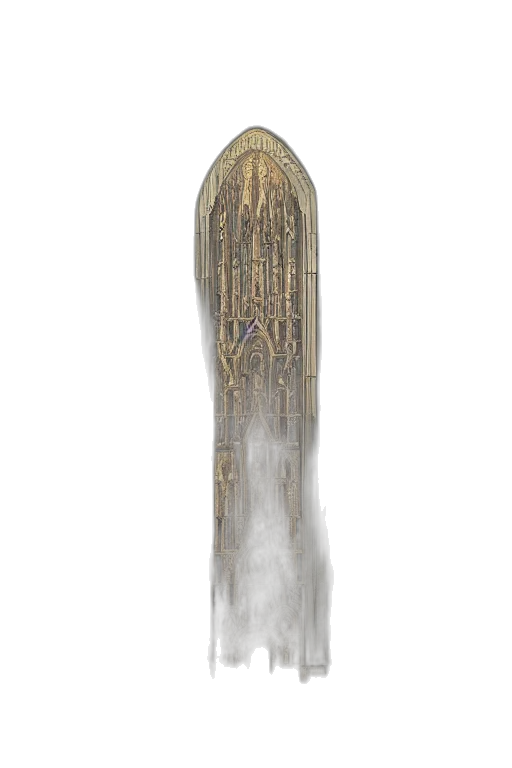 sword, staff, hair, crown transparent PNG cut-out