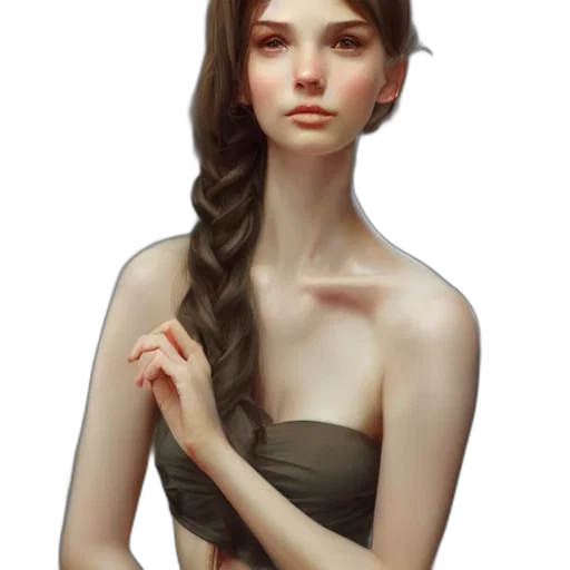 dress, jewelry, crown, face transparent PNG cut-out