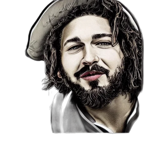 hat, face, jacket, cartoon transparent PNG cut-out