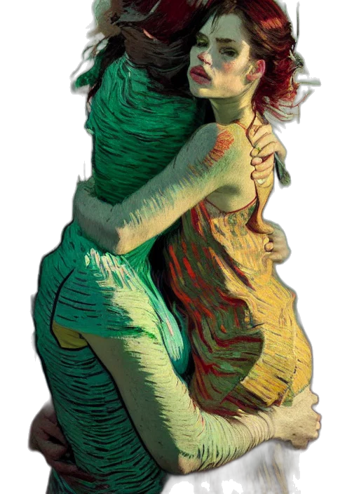 dress, creature, concept art, 3d render transparent PNG cut-out