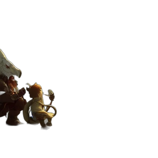 creature, staff, dragon, animal transparent PNG cut-out