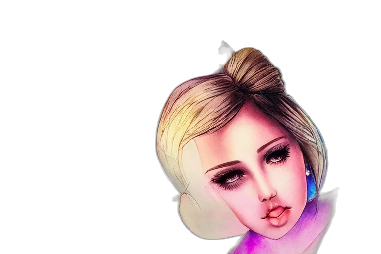 face, mask, photorealistic, cartoon, anime, watercolor, neon lights, pastel transparent PNG cut-out