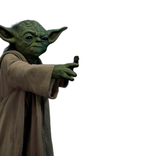 staff, weapon, 3d render, concept art, green, film, still, yoda transparent PNG cut-out
