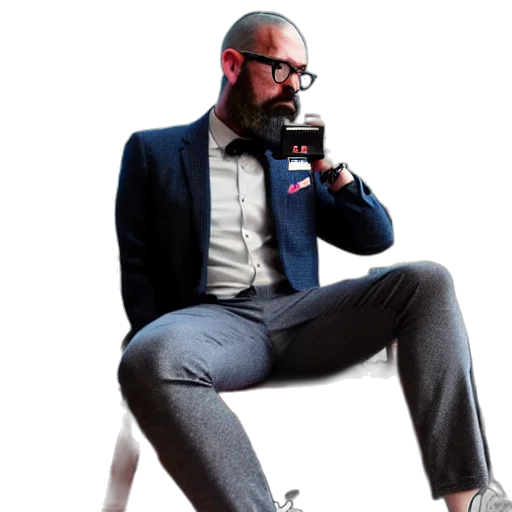 staff, jacket, furniture, shoes transparent PNG cut-out