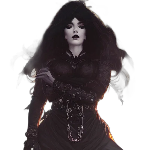 dress, creature, mask, crown, concept art, fantasy art, 3d render, comic book art transparent PNG cut-out