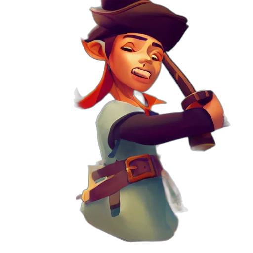 staff, weapon, hat, face transparent PNG cut-out