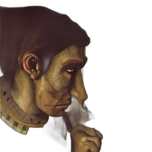 mask, face, creature, staff transparent PNG cut-out
