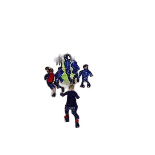 robot, staff, creature, jacket transparent PNG cut-out