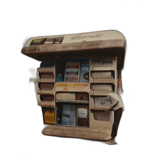 furniture, 3d render, old, polaroids, futuristic, african, bus, stops transparent PNG cut-out