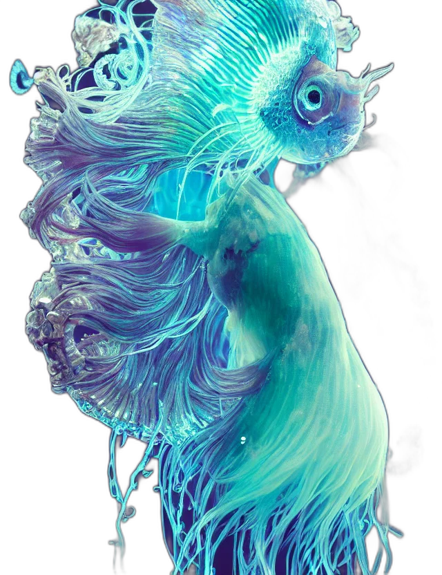 creature, mask, hair, animal transparent PNG cut-out